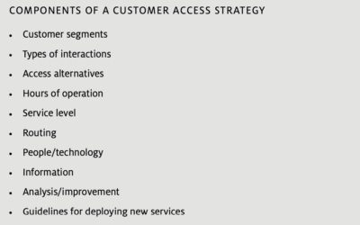 Embrace Change with a Customer Access Strategy