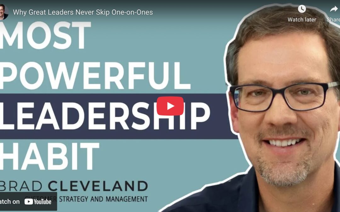 Why Great Leaders Never Skip One-on-Ones