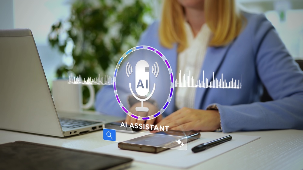 Woman,Using,Ai,Assistant,With,Voice,Control.,Close-up Quality standard categories